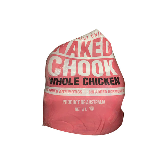 Naked Chook 澳洲天然無激素全雞 1kg (急凍 -18℃)